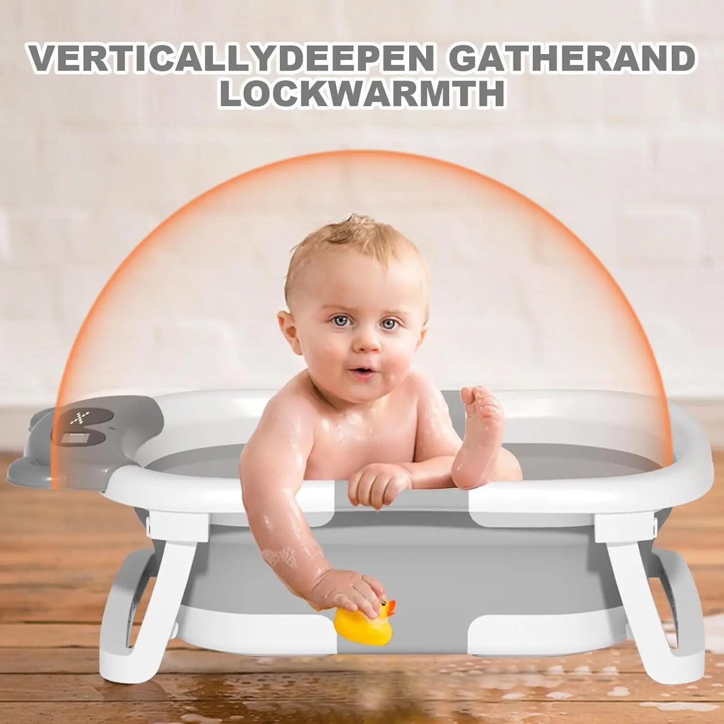🛁 AquaNest™ Foldable Baby Bathtub Set
