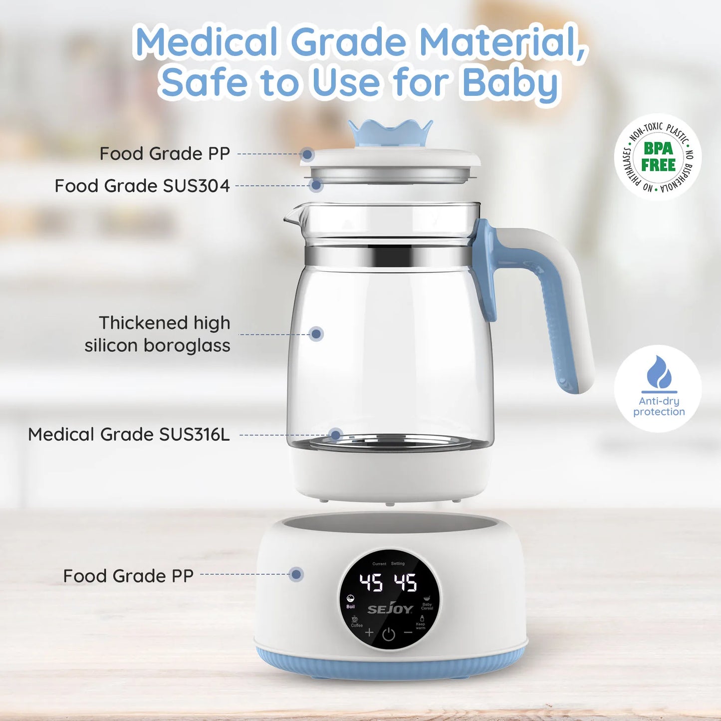 Sejoy Electric Milk Bottle Warmer