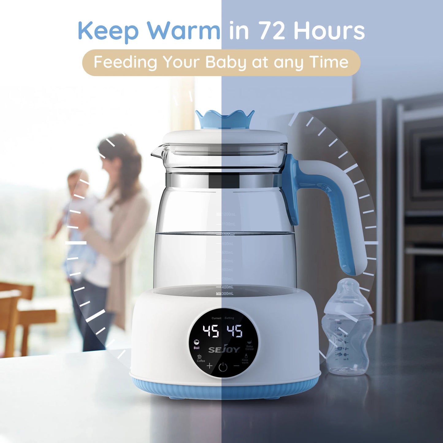 Sejoy Electric Milk Bottle Warmer