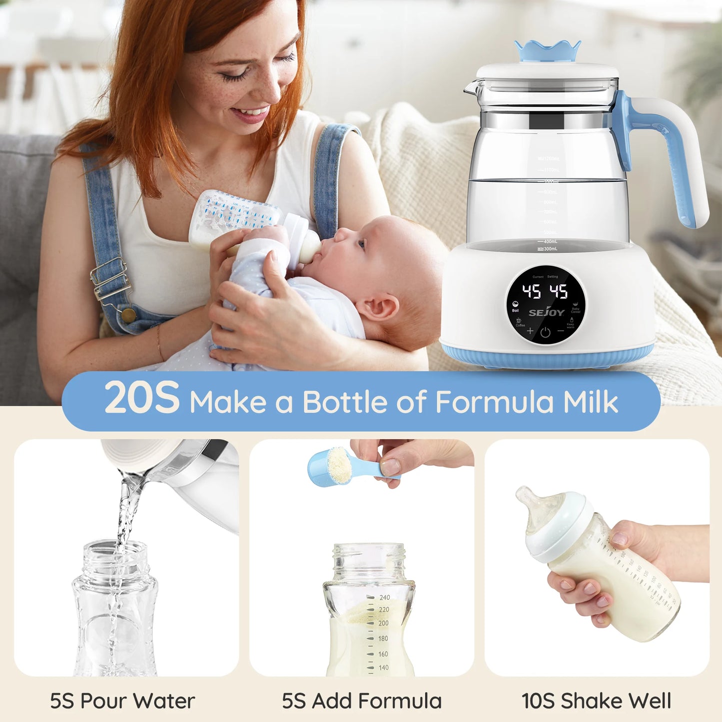 Sejoy Electric Milk Bottle Warmer