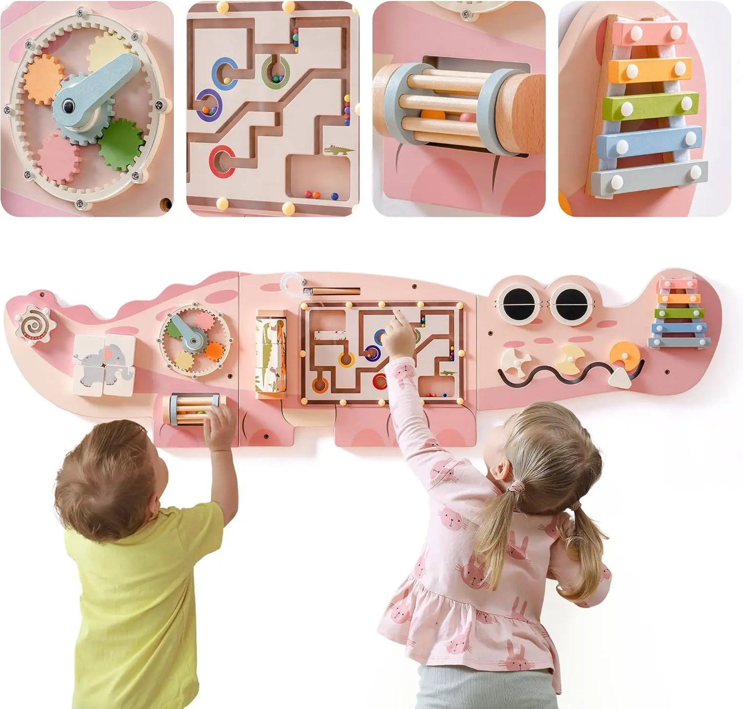 Montessori Crocodile Busy Board