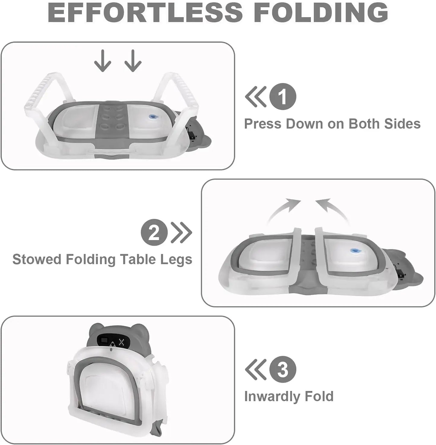 🛁 AquaNest™ Foldable Baby Bathtub Set