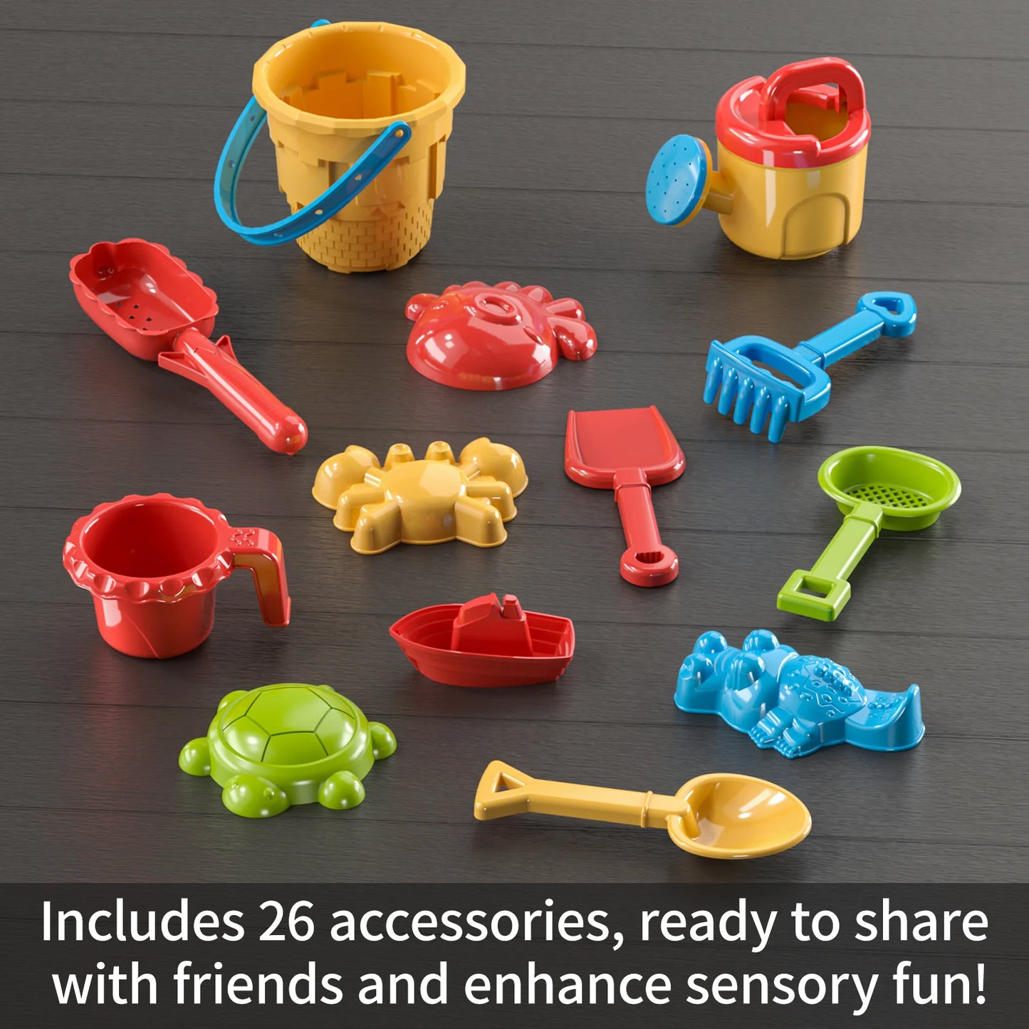 SplashStack™ 5-Layer Sand & Water Adventure Table for Kids