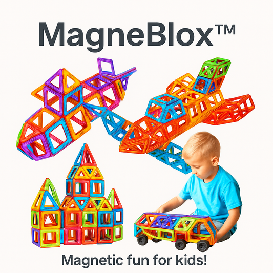 🧲 MagneBlox™ Builder Set — Spark Creativity with Every Click!