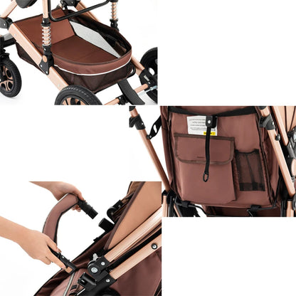 CruiseMate™ 3-in-1 Baby Travel System – Stroller, Car Seat & Bassinet Combo