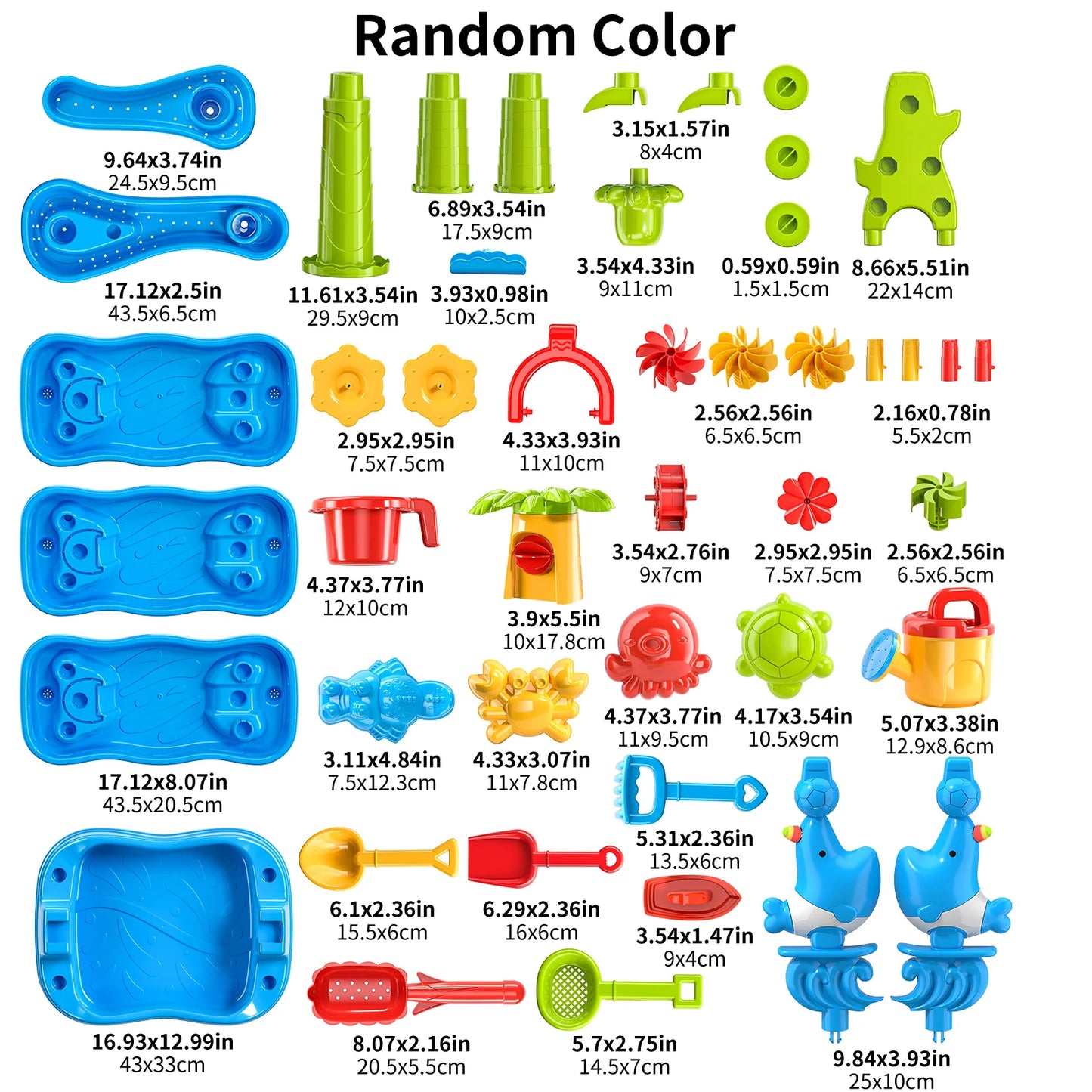 SplashStack™ 5-Layer Sand & Water Adventure Table for Kids