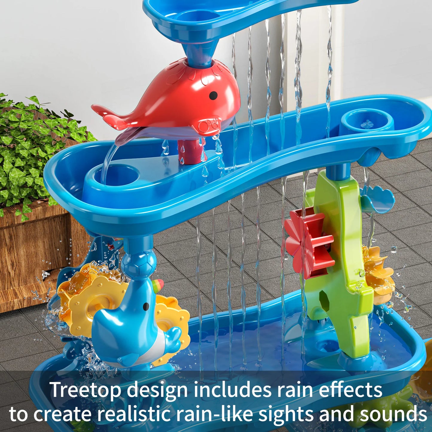 SplashStack™ 5-Layer Sand & Water Adventure Table for Kids