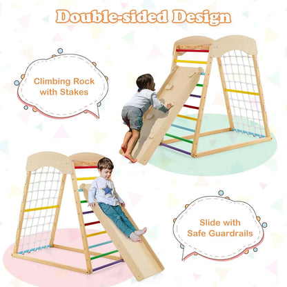 6-in-1 Montessori Indoor Jungle Gym