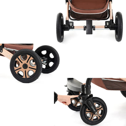 CruiseMate™ 3-in-1 Baby Travel System – Stroller, Car Seat & Bassinet Combo