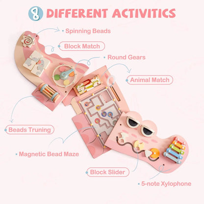 Montessori Crocodile Busy Board