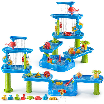 SplashStack™ 5-Layer Sand & Water Adventure Table for Kids