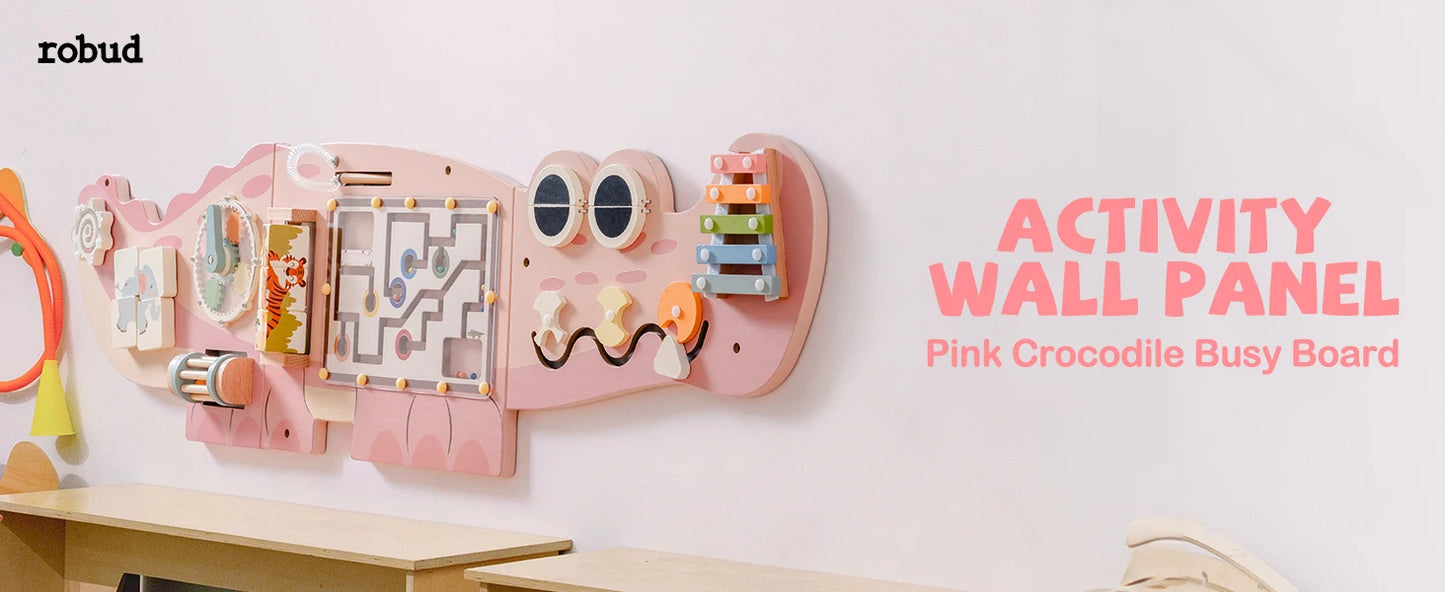 Montessori Crocodile Busy Board