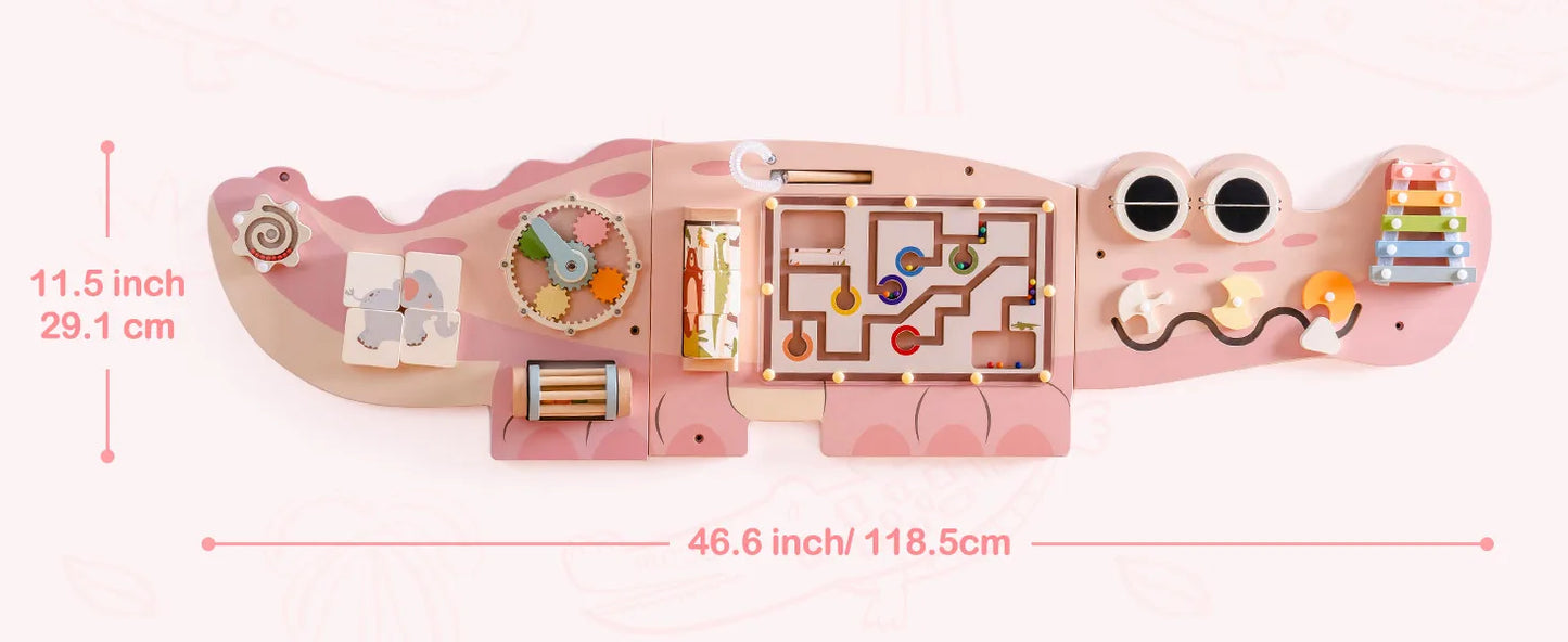 Montessori Crocodile Busy Board