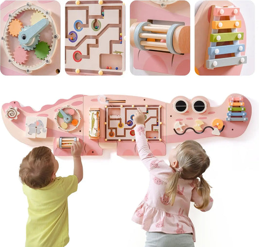 Montessori Crocodile Busy Board