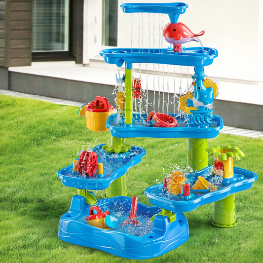 SplashStack™ 5-Layer Sand & Water Adventure Table for Kids